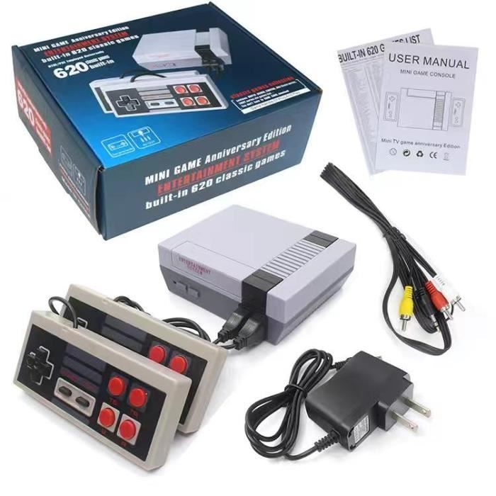 Mini Console De Jeu Vidéo Rétro Double Joueur Portable CZT Macaron - 800 Borne Arcade