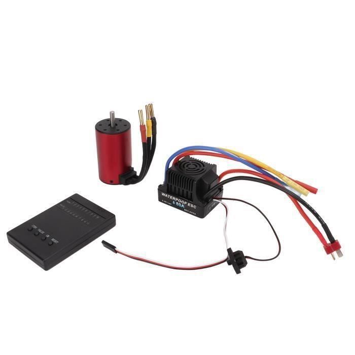 Moteur Brushless 1/10 Rocket-RC Rocket-RC Moteur Sans Balais F540/F550 + ESC 60A/90A – Combo Puissant Pour Voiture 1/10 RC Tamiya & Autres