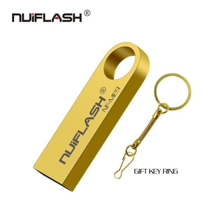 CLE USB,golden-16 Go--Clé USB étanche en métal le moins cher, support à ...