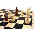 Jeu d'échecs en bois dans une boîte métallique - TACTIC - Garçon et Fille - A partir de 7 ans-1