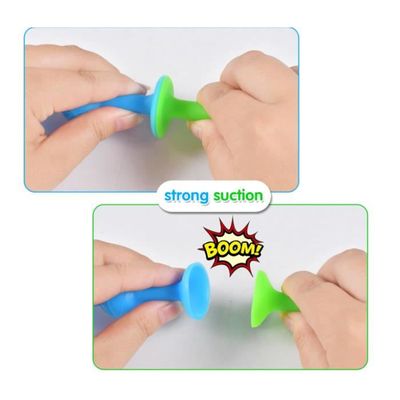 Lot De 10 Fléchettes à Ventouse En Silicone Souple - 10,9 Cm, Avec Cible, Pour Enfants, Jeu D'intérieur/extérieur - 9
