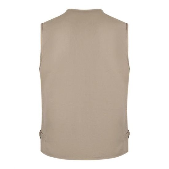 Gilet Sans Manches Homme Multipoches - Pour Pêche, Camping, Plein Air (tailles L-5XL)