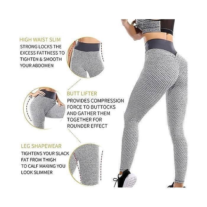 Pantalon Push-up Femme Taille Haute - Effet Galbant Hanches, Contrôle Ventre - Maille Respirante - 9