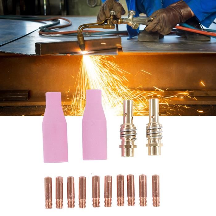 Kit De Consommables Soudeur MIG - 20 Pièces (buses Et Supports) Pour Poste à Souder
