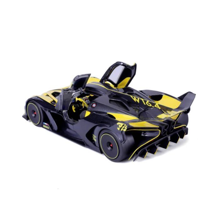 TGRCM-CZ – Bugatti Bolide Modèle 1/32 En Alliage De Zinc – Son Et Lumière, Portes Ouvrantes, Fonction Friction – Cadeau Enfant