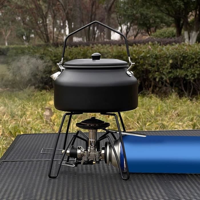 Tiardey Mini Réchaud De Camping Pliant – Puissance De Feu 3000W, Allumage Piézo, Super Compact Pour Randonnée