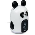 Réveil & Veilleuse Panda - BIGBEN INTERACTIVE - Minuteur - Radio réveil - Blanc et noir-2