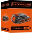 Batterie Lithium 18V BLACK+DECKER 2,0 Ah - BL2018-XJ-2