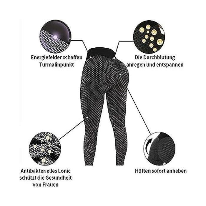 Pantalon Push-up Femme Taille Haute - Effet Galbant Hanches, Contrôle Ventre - Maille Respirante - 8