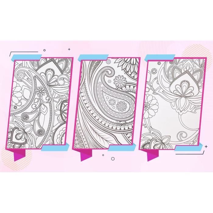 Kit Coloriage TOPModel Depesche - 76 Pages Créatives | Stickers & Crayons | Pour Filles Passionnées De Mode