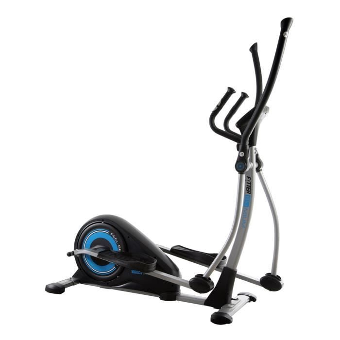 FYTTER Velo elliptique CR 06B avec resistance digitale et 8 kg de roue d inertie. Ecran LCD. 16 niveaux de resistance. Cdiscount Sport
