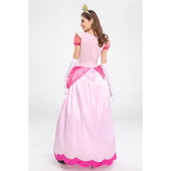 Déguisement Princesse Peach Super Mario Bros - FINDPITAYA - Costume  Halloween Cosplay Rose - Cdiscount Jeux - Jouets