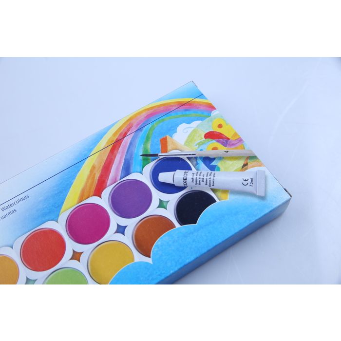 Staedtler Noris 888, 12 pastilles aquarelle pour dessin précis