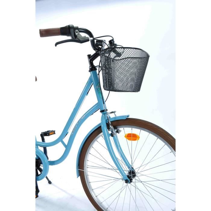 MICMO Velo de ville Femme 26 Menthe a l eau 6 vitesses Vert d eau Cdiscount Sport