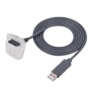 Câble De Charge Pour Manette Xbox 360 Avec Batterie Et Prise Casque - Officiel Microsoft, Bon état