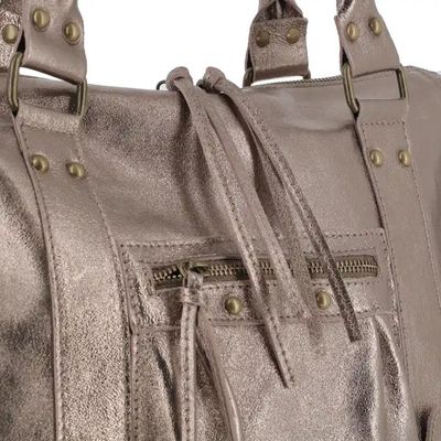 Glen Appin Bannock LB1204 Harris Tweed Sac à Bandoulière Rond, (Couleur 107 Vert/Prune