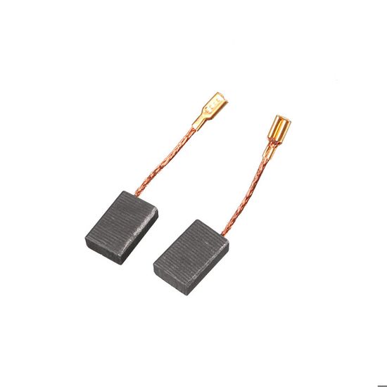 Balais De Charbon Pour Perceuse Metabo 6344 – Lot De 2, Dimensions 6,3 X 8 X 12 Mm, Avec Câbles Et Ressorts