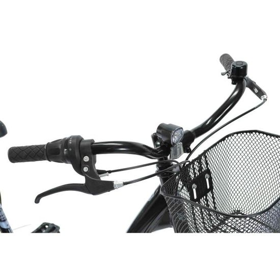 MICMO Velo de ville Femme 26 Park 6 vitesses Noir Cdiscount Sport