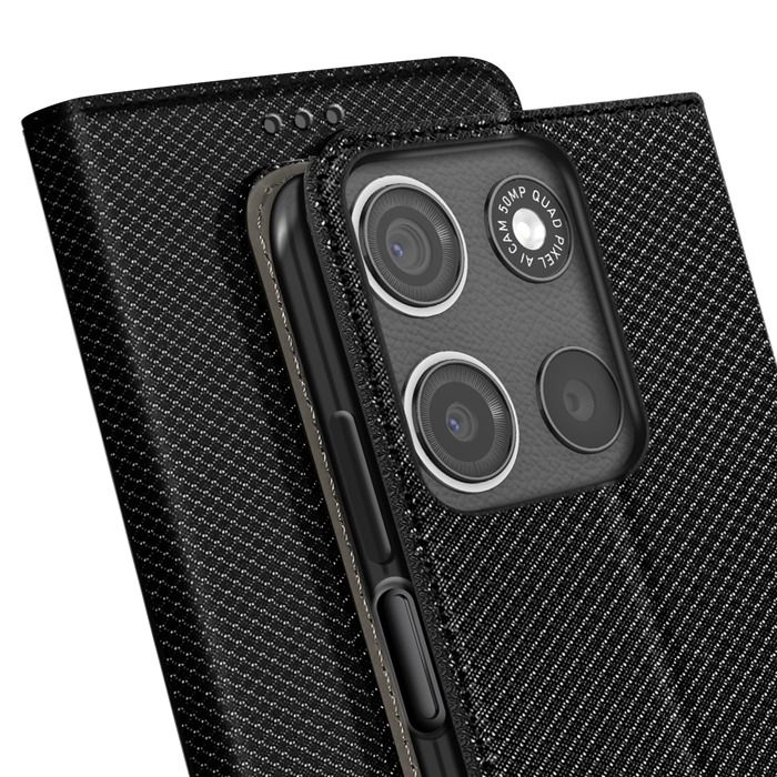 Étui vintage Motorola Ultra Express noir téléavertisseur et clip