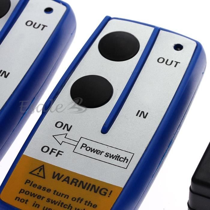 Kit De Contrôleur/télécommande Sans Fil Double Pour Treuil 12V - Avec 2 Télécommandes - Fonctionnement à Distance - Neuf