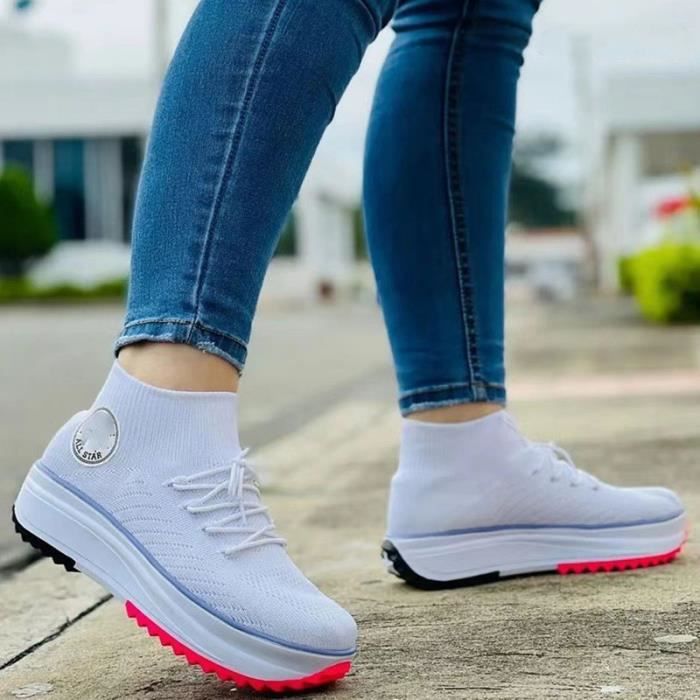 Baskets Homme Femme INSFITY - Chaussures De Sport Fitness Respirante