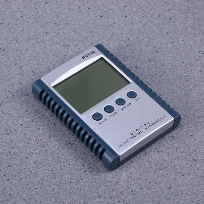 Thermo-hygromètre numérique intérieur/extérieur HC-520