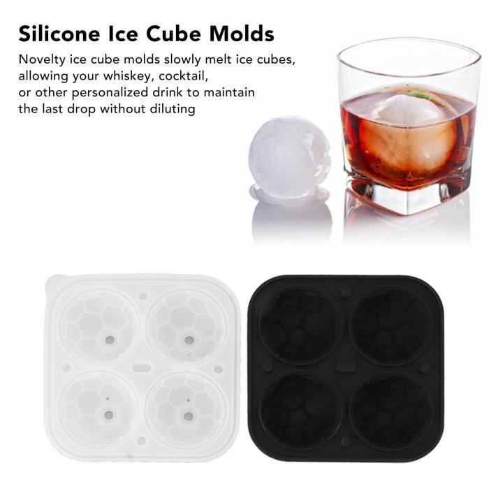 MORFONE Bac à Glaçons en Silicone avec Couvercle - 3pcs Moule de Glace à  Démoulage Facile - Ice Cube Mould - 24 Cubes - La cave Cdiscount