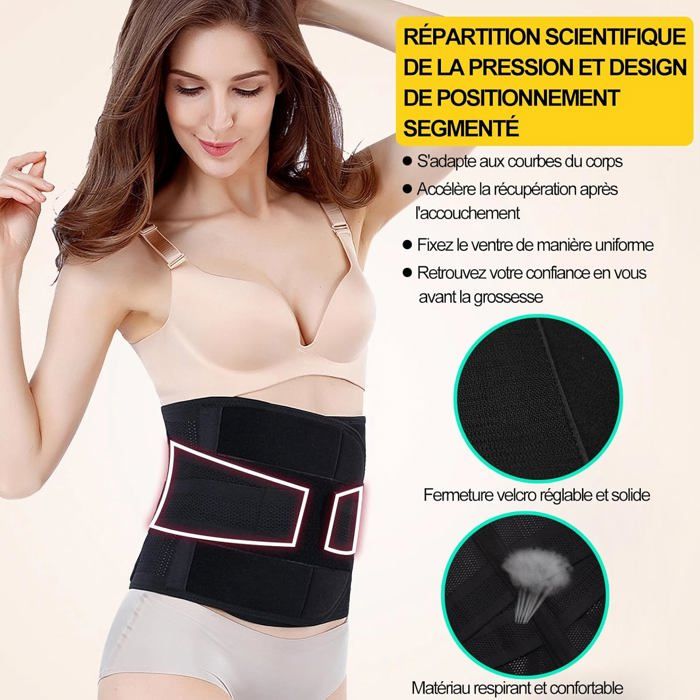 Ceinture Réglable Taille L Ceinture Post-accouchement MAMODY - Gaine Ventre Plat Récupération Soutien Abdominal Postnatal Ceinture Réglable Taille L Ceinture Post-accouchement MAMODY - Gaine Ventre Plat Récupération Soutien Abdominal Postnatal