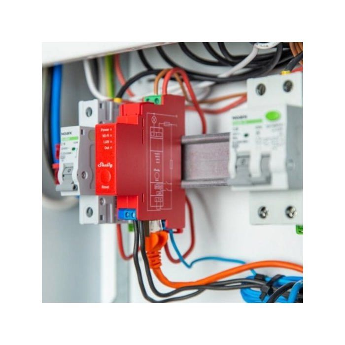 Module Rail DIN 1 canal WiFi - SHELLY - Shelly 1 Pro - Mesure de ...