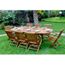 Salon De Jardin En Teck Pour 8 A 10 Personnes Achat Vente