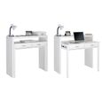 Bureau console blanc