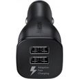 Samsung EP-LN920CBE - Adaptateur Allume Cigare 2 Ports USB - 2A - Charge rapide - Noir (Vrac)-0