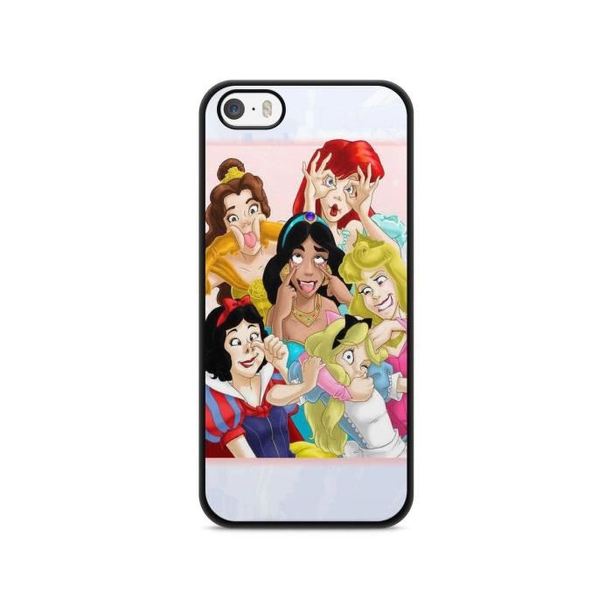 Coque Iphone 5 / 5s / SE Disney Funny Princesse Swag blanche neige ...