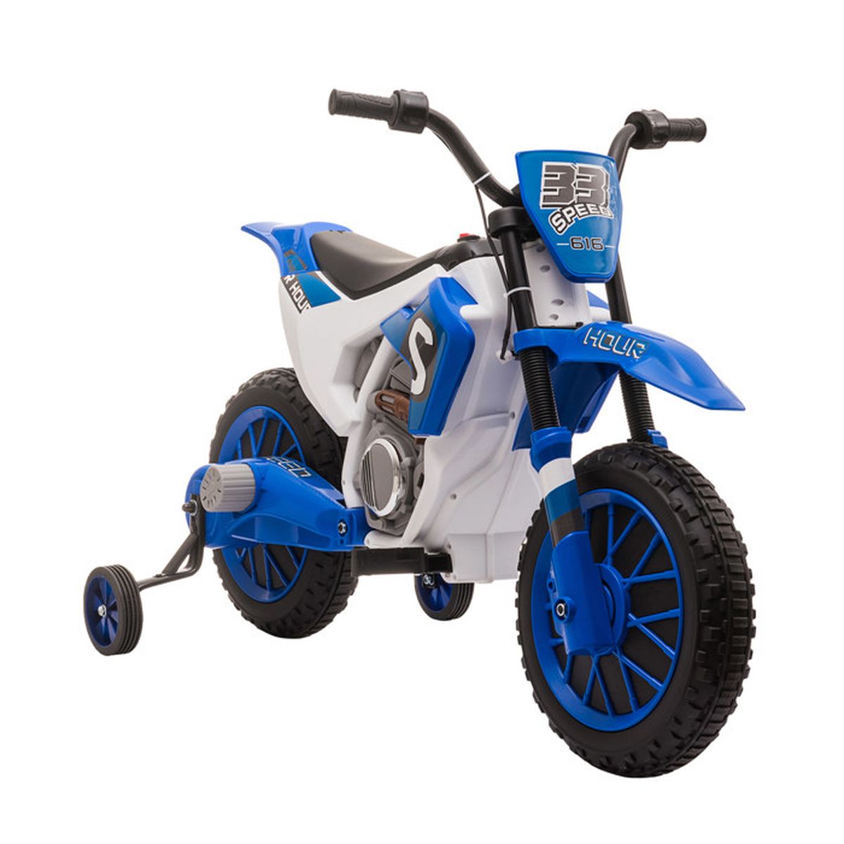 HOMCOM Moto Cross électrique Enfant 3 à 5 Ans 12 V 3-8 Km/h avec ...