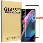 HOOXSPEED [1 Pièce] Verre Trempé pour Oppo Find X3 Pro Protecteur d'écran 3D Couverture Complète Ecran Protection Film