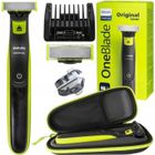 Rasoir électrique homme - Philips - OneBlade QP2721/20 - Barbe tondeuse étanche étui inclus