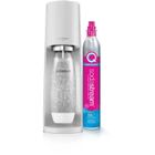 Machine à soda et eau pétillante SODASTREAM - TERRA Blanche - 1 bouteille compatible lave-vaisselle - 1 recharge de gaz 60L