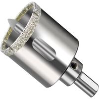 Foret diamant pour carrelage - 80 mm - Scie cloche avec foret de centrage pour carrelage, verre, porcelaine, céramique, marbre