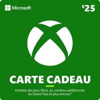 Carte cadeau numérique de 25€ à utiliser sur Xbox 