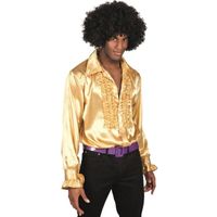 Chemise homme disco dorée - Multicolore - Intérieur