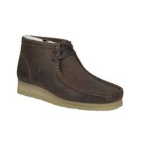 Chaussures Clarks originals Wallabee Boot en cuir marron pour homme.-42 1-2