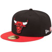 Bonnets NEW ERA Team City Patch 59F Chicago Bulls Noir - Homme/Adulte