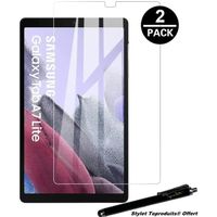 [2pack] Film de protection 2.5D Verre trempé 0.33 mm pour Samsung Galaxy Tab A7 Lite 8.7" SM-T220-T225 avec stylet Toproduits®
