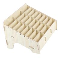 Support De Rangement Pour Téléphones En Bois - 30 Compartiments - Pour Salle De Classe Ou Bureau - 31x19x19 Cm