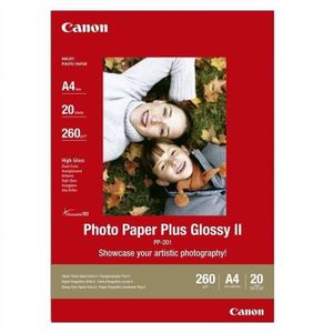 PAPIER PHOTO Papier photo brillant CANON PP-201 - 20 feuilles A