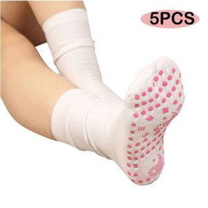 Chaussettes Chauffantes Tourmaline - 2 Paires | Auto-chauffantes | Magnétiques | Pour Randonnée, Ski, Pêche