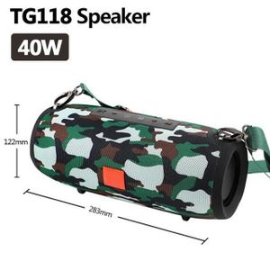 ENCEINTE NOMADE TG118 Camouflage - Enceinte Bluetooth 40W, parleur
