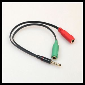 2m Câble Extension Audio Rallonge Jack pour micro-casque prise Jack 3.5mm  sur douille 3.5mm (quadripolaire)
