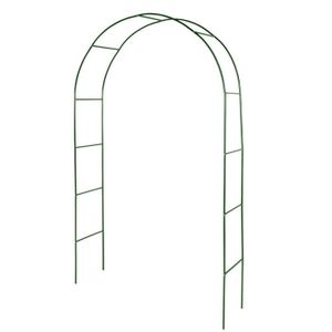 Giantex arche de jardin 255cm pour plantes grimpantes en métal arceau à  rosiers flèches d'inspiration gothique décoration pour fête - Conforama