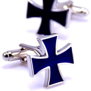 BOBIJOO Jewelry Boutons de Manchette Franc Ma/çon Laiton Dor/é /à lor Fin Email Bleu Ovale Ma/çonnerie Masonic Freemason